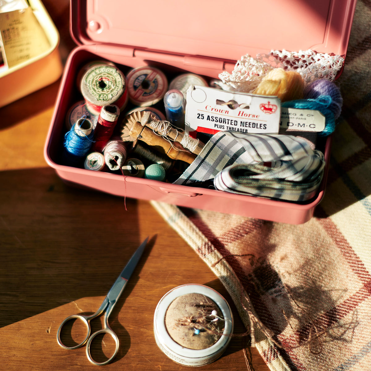 文房具・ステーショナリー mi-toyo TOYO Trunk Shape Toolbox T-190 P0 (Living coral) | 東洋スチール