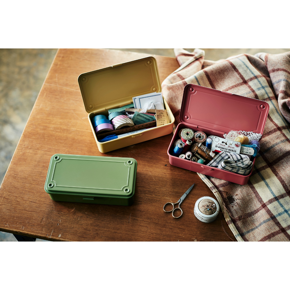 TOYO Trunk Shape Toolbox T-190 JG (Japanese tea green) | 東洋