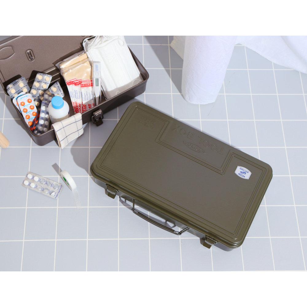TOYO Trunk Shape Toolbox T-360 MG (Moss green) | 東洋スチール株式