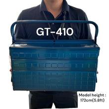 画像をギャラリービューアに読み込む, 3段式工具箱 GT-410 B (ブルー)
