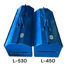 Load image into Gallery viewer, TOYO Camber-top with sorting dish Toolbox L-530 B (Blue)