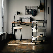 画像をギャラリービューアに読み込む, 3段式ツールワゴンロイヤル TWR-4GR (キミドリ)