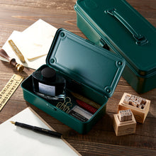 Load image into Gallery viewer, TOYO Trunk Shape Toolbox T-190 AG (Antique Green)