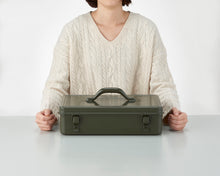 画像をギャラリービューアに読み込む, トランク型工具箱 TB-362 MG(モスグリーン)