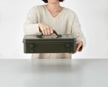 Load image into Gallery viewer, TOYO Trunk Shape Toolbox TB-362 MG (Moss green)