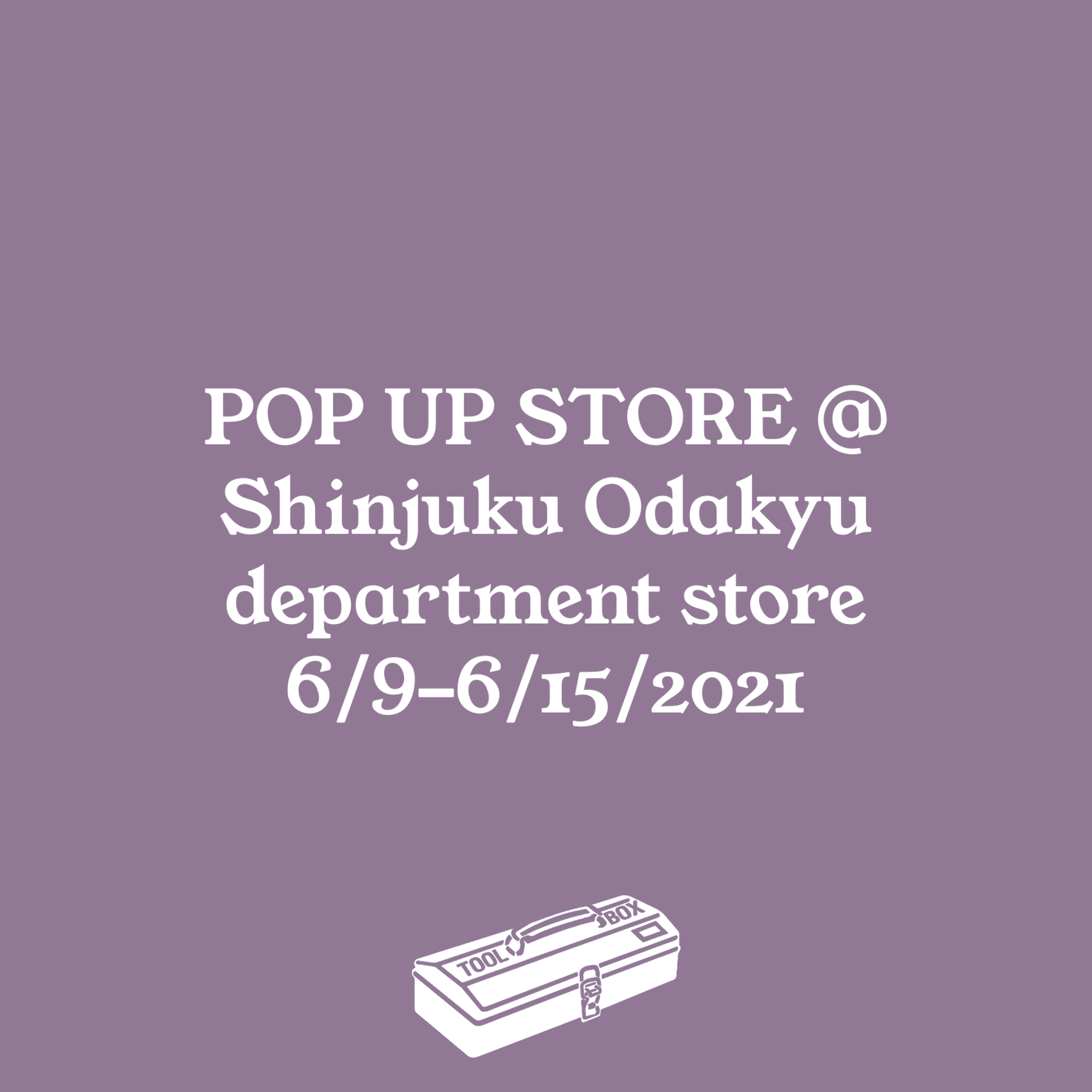 POP UP @ Odakyu