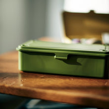 Load image into Gallery viewer, TOYO Trunk Shape Toolbox T-190 JG (Japanese tea green)
