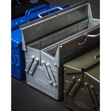 Load image into Gallery viewer, TOYO Cantilever Toolbox ST-350 SV (Silver)
