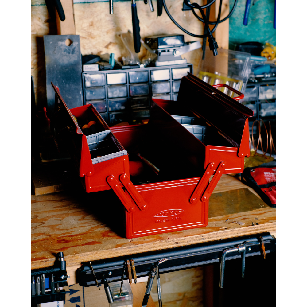 TOYO Cantilever Toolbox ST-350 R (Red)