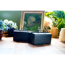 画像をギャラリービューアに読み込む, 2段式工具箱 ST-350 BK2 (マットブラック)
