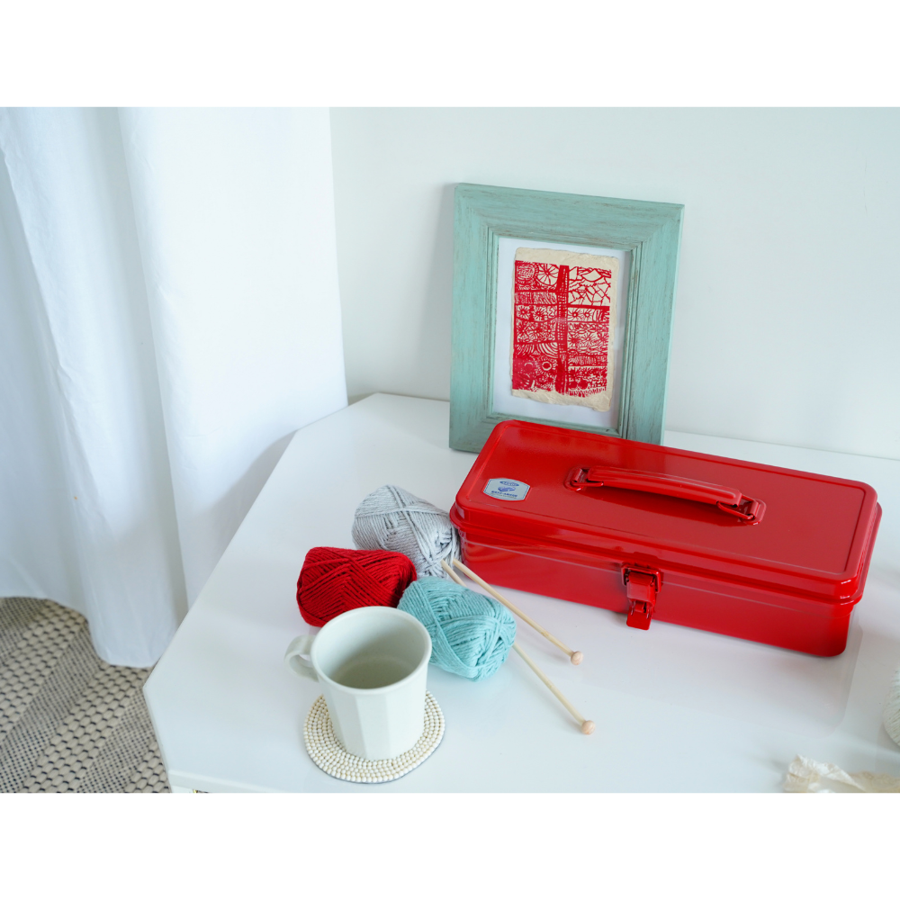 TOYO Trunk Shape Toolbox T-320 R (Red) | 東洋スチール株式会社