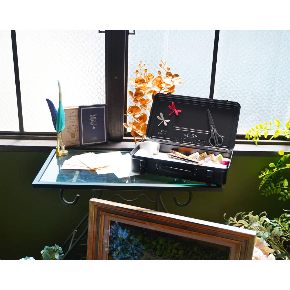 新品未使用 Harolds Club BOXセット オールドデック トランク型工具箱 T-360 BK（ブラック） | 東洋スチール株式会社