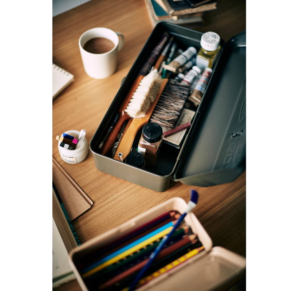 山型工具箱 Y-350 MG (モスグリーン)