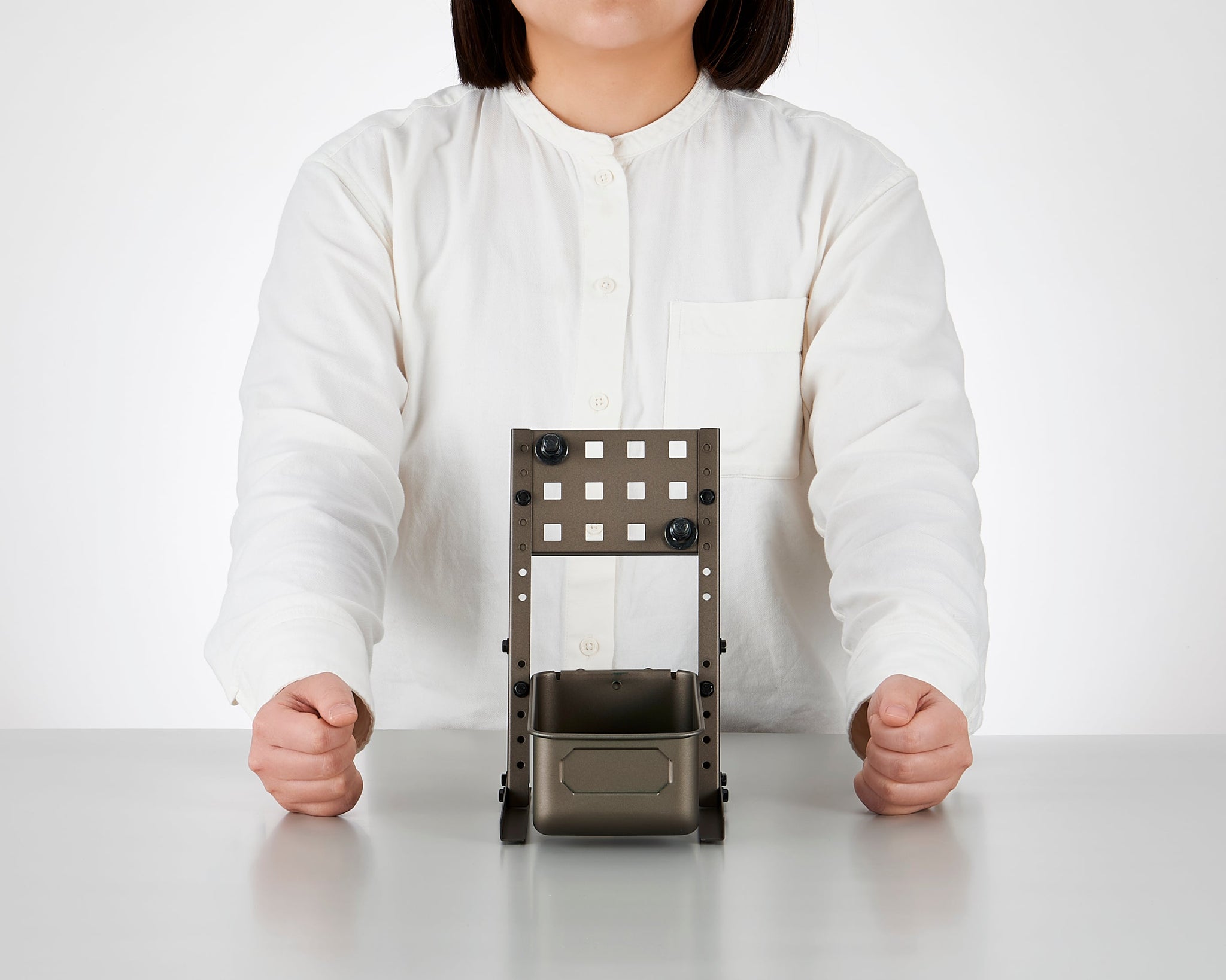 ハンドビンスタンド HBS-130 W（ホワイト） | 東洋スチール株式会社