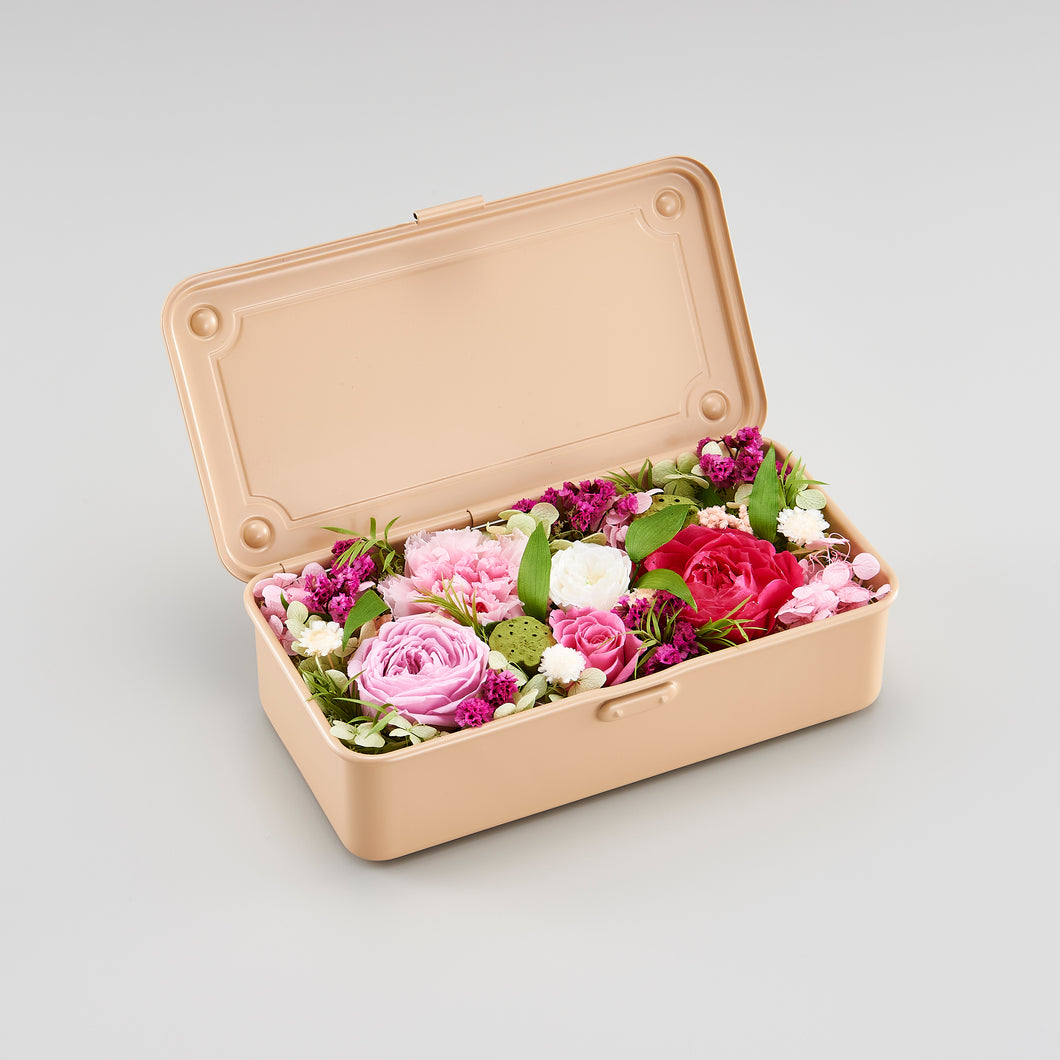 プリザーブドフラワー・ツールボックス T-190 Flower-Box