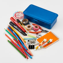 Load image into Gallery viewer, TOYO Trunk Shape Toolbox T-190 JWI (Japanese white indigo)
