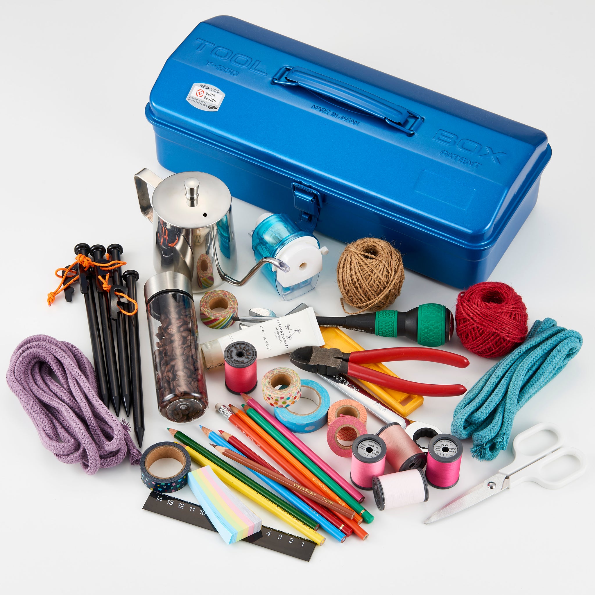 山型工具箱 Y-350 SV (シルバー)