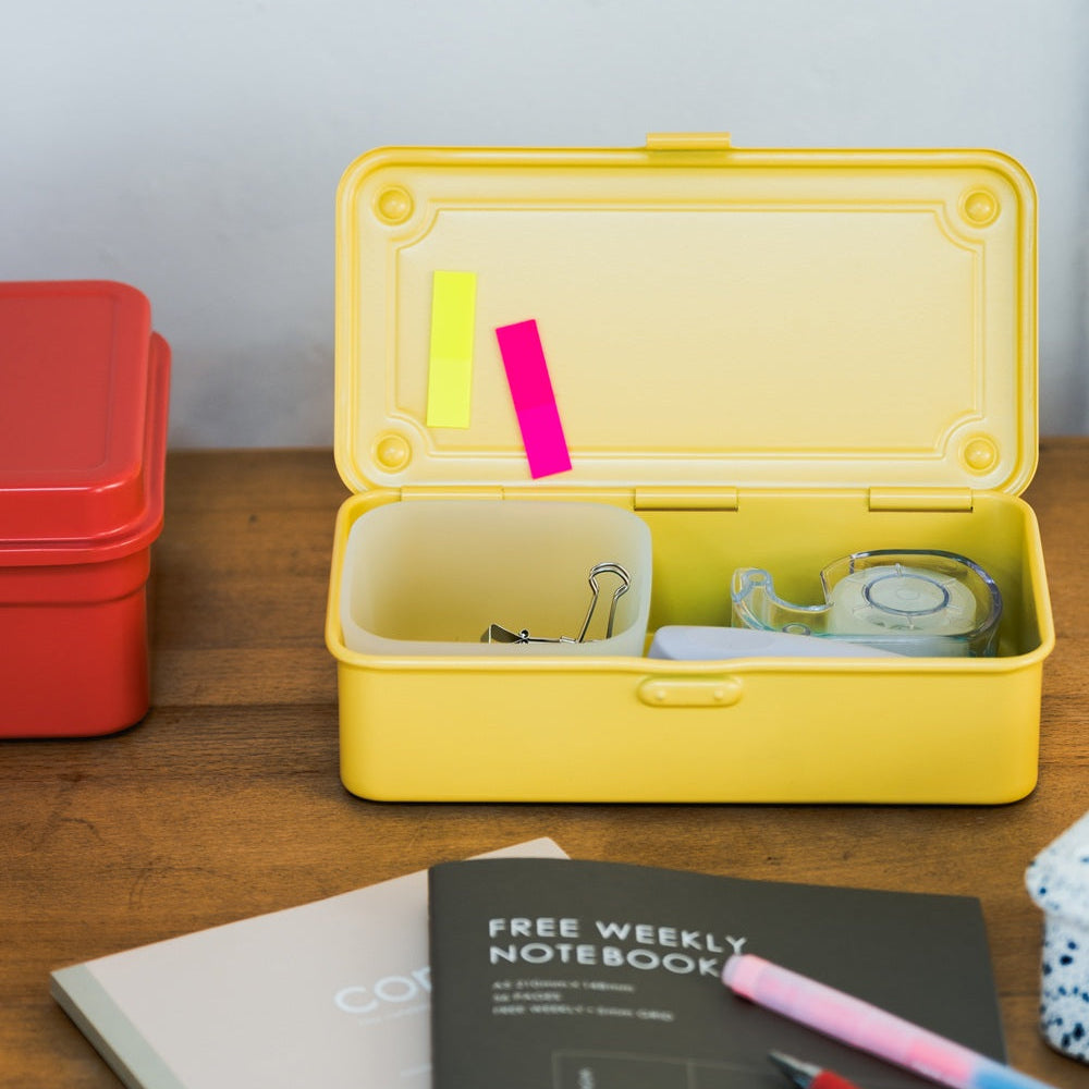 TOYO Trunk Shape Toolbox T-190 Y (Italian yellow) | 東洋スチール