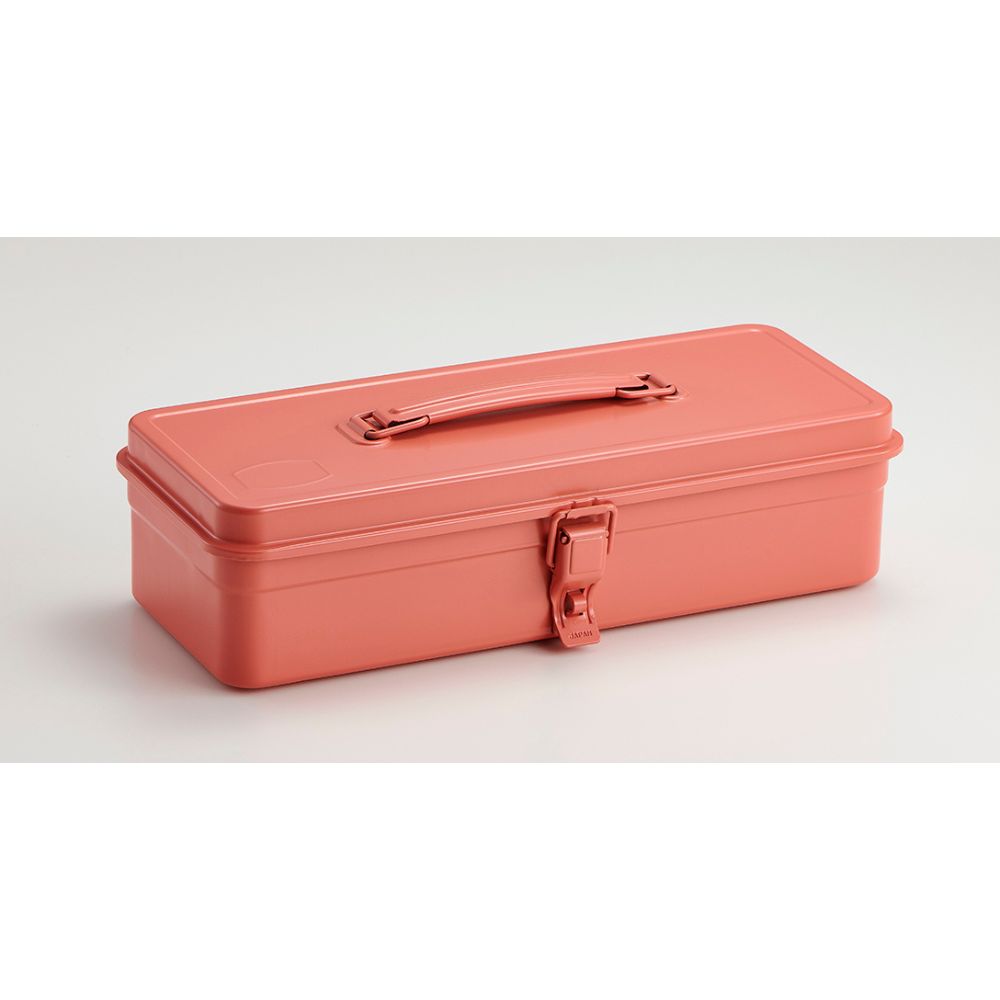 Toyo Trunk Type Toolbox with Handle, Coral