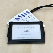 画像をギャラリービューアに読み込む, KONSTELLA ID・パスケース -ヨコ-（ブラック）
