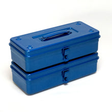 Load image into Gallery viewer, [Set of 2] TOYO Trunk Shape Toolbox T-350 B (Blue)
