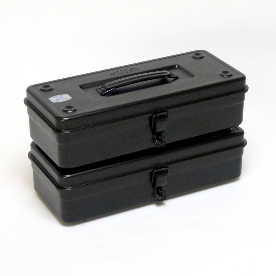 [Set of 2] TOYO Trunk Shape Toolbox T-350 BK (Black)
