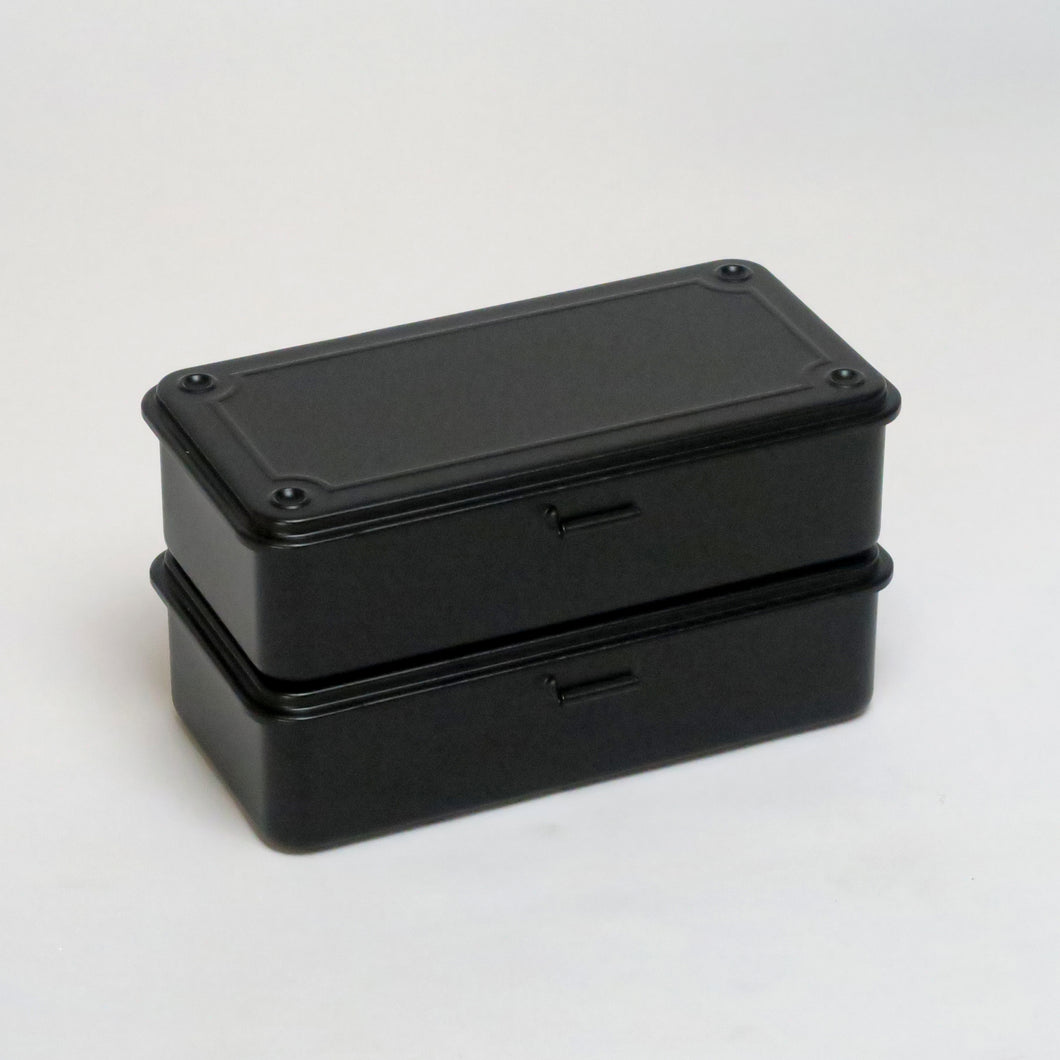 [Set of 2] TOYO Trunk Shape Toolbox T-190 BK (black)