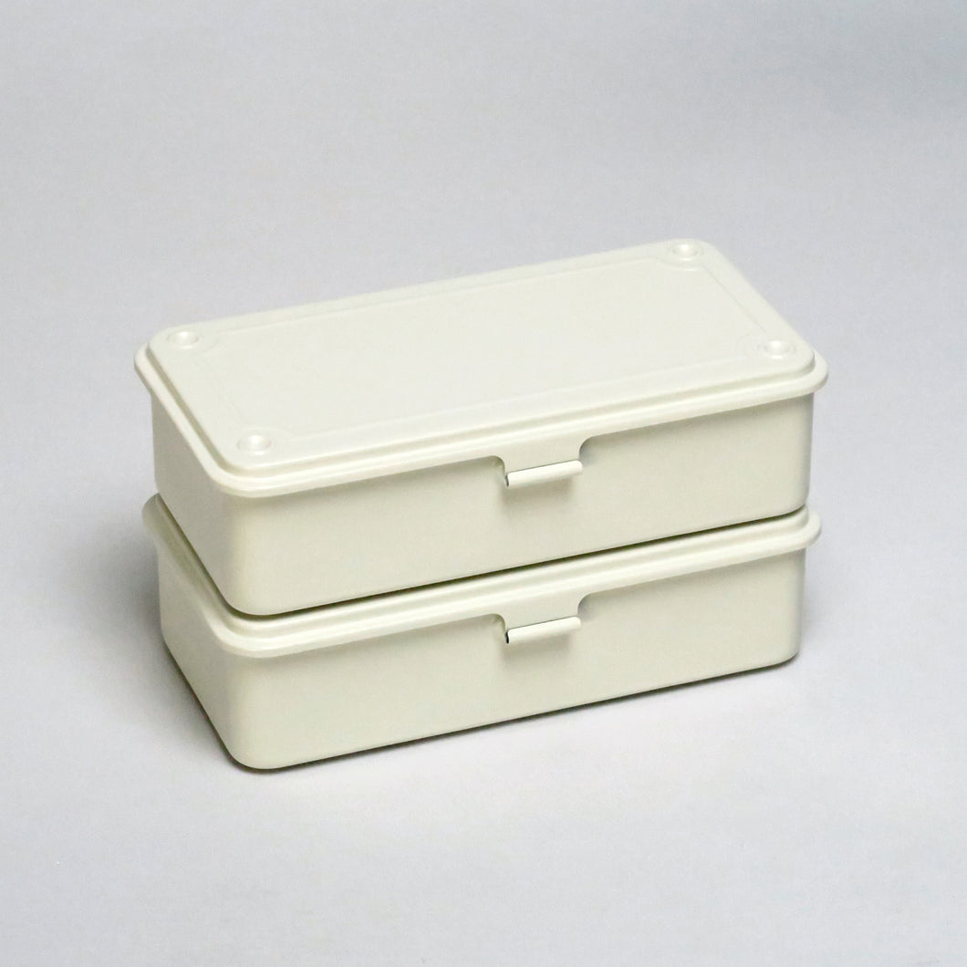[Set of 2] TOYO Trunk Shape Toolbox T-190 W (White)