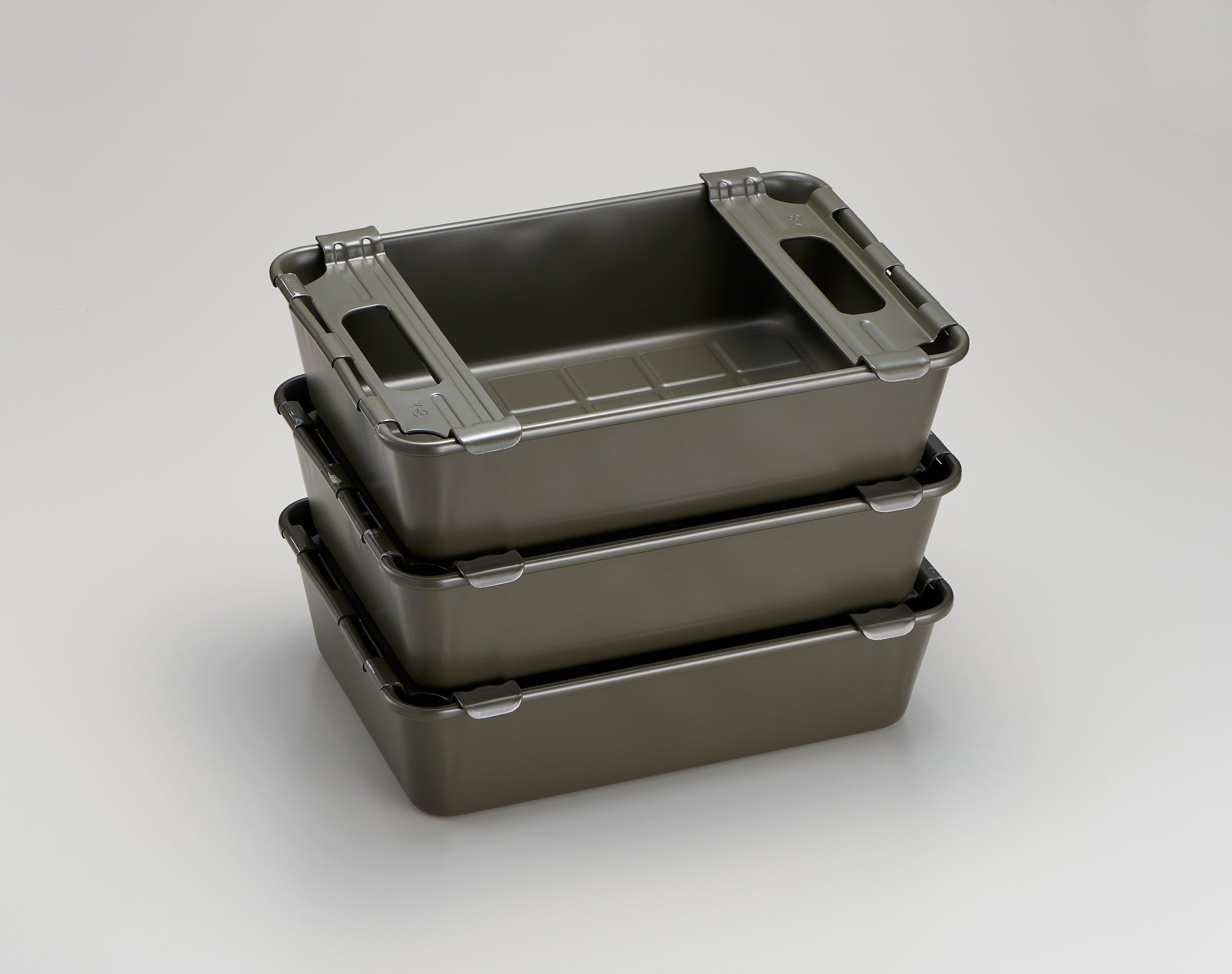 Toyo Steel Stackable Storage Box - Military Green