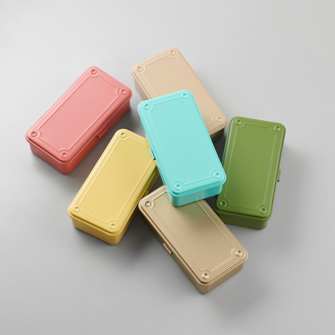 TOYO Trunk Shape Toolbox T-190 JG (Japanese tea green)