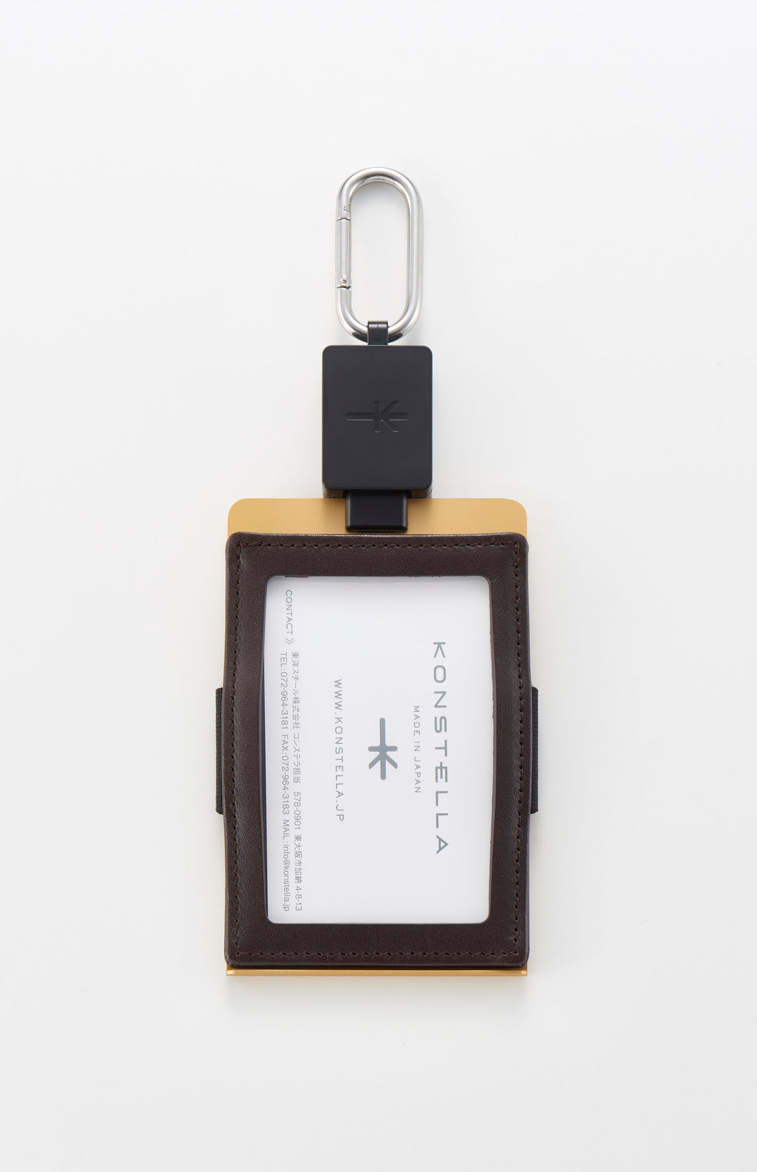 KONSTELLA ID · PASS Case-Vertical- (Gold)